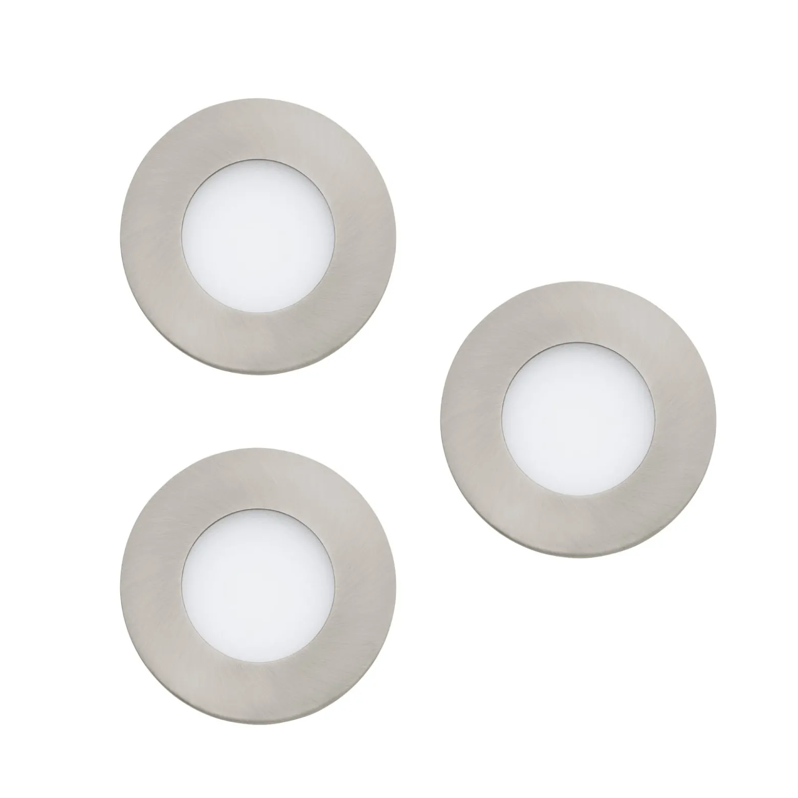 EGLO connect Fueva-C Einbauspot 3 x 3W RGBW nickel