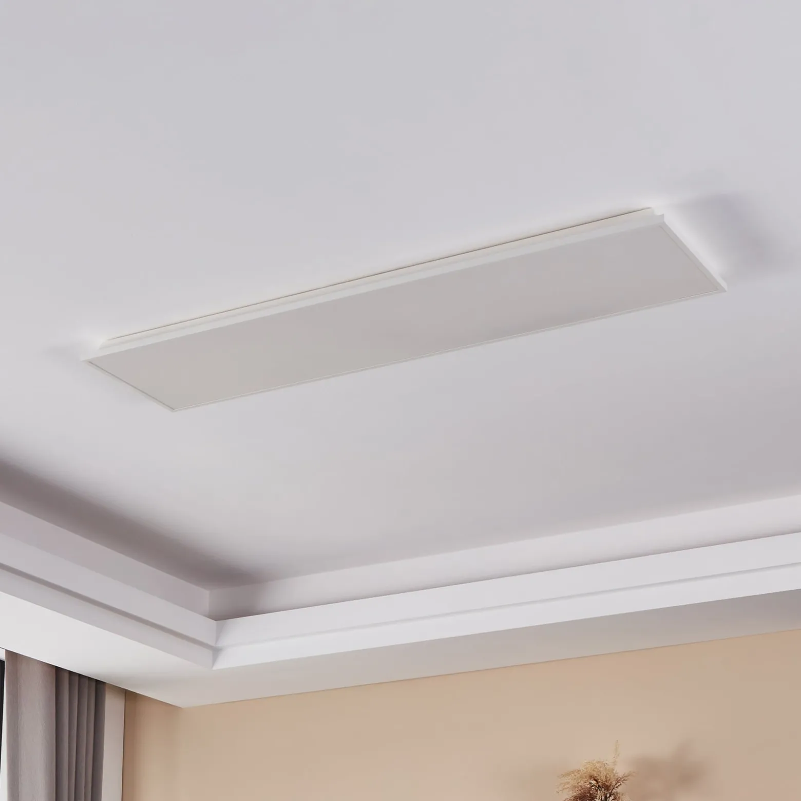 EGLO connect Herrora-Z LED-Deckenleuchte, 120x30cm