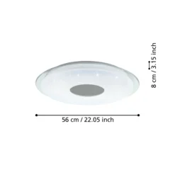 EGLO connect Lanciano-Z LED-Deckenleuchte Ø 56cm
