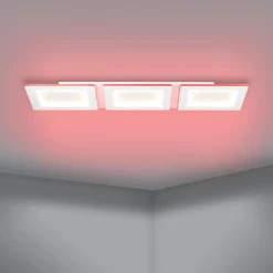 EGLO connect LED-Deckenlampe Padrogiano-Z 3-fl., 120 x 30 cm
