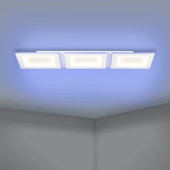 EGLO connect LED-Deckenlampe Padrogiano-Z 3-fl., 120 x 30 cm
