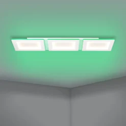 EGLO connect LED-Deckenlampe Padrogiano-Z 3-fl., 120 x 30 cm