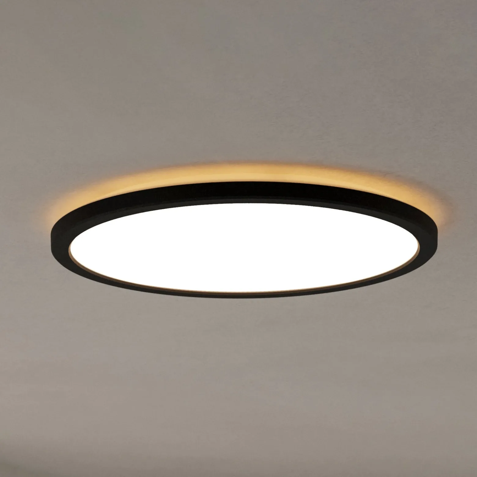 EGLO connect LED-Deckenlampe Rovito-Z, schwarz, Ø 39 cm