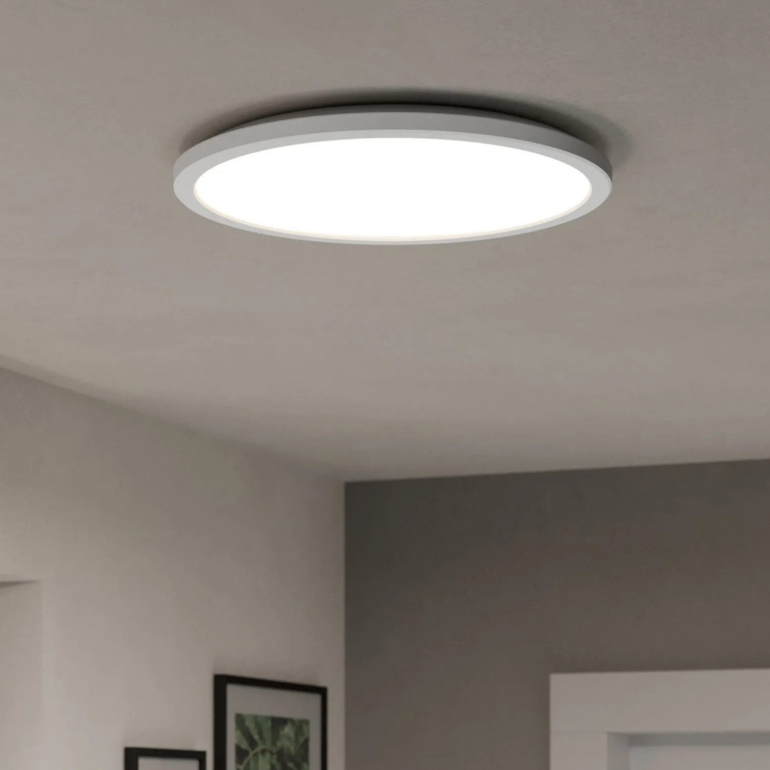 EGLO connect LED-Deckenlampe Rovito-Z, weiß, Ø 39 cm