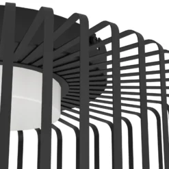 EGLO connect LED-Deckenleuchte Ginestrone-Z, schwarz, Alu