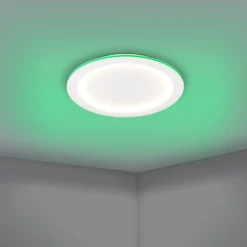EGLO connect LED-Deckenleuchte Padrogiano-Z, Ø 60 cm, weiß