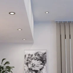 EGLO connect LED-Einbauleuchte Fueva 6-Z, grau, 3er-Set