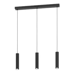 EGLO connect LED-Hängeleuchte Balamorta-Z, 3-fl., schwarz