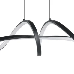EGLO connect LED-Hängeleuchte Calarossa-Z, schwarz, Alu