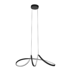 EGLO connect LED-Hängeleuchte Calarossa-Z, schwarz, Alu