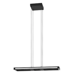 EGLO connect LED-Hängeleuchte Savilanas-Z, 77 cm, schwarz