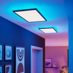 EGLO connect LED-Panel Rovito-Z schwarz 57 x 30 cm