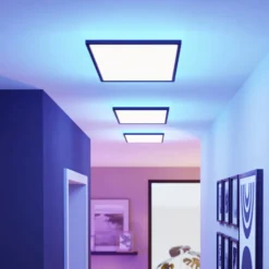 EGLO connect LED-Panel Rovito-Z schwarz 57 x 30 cm
