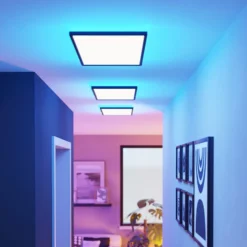 EGLO connect LED-Panel Rovito-Z schwarz 57 x 30 cm