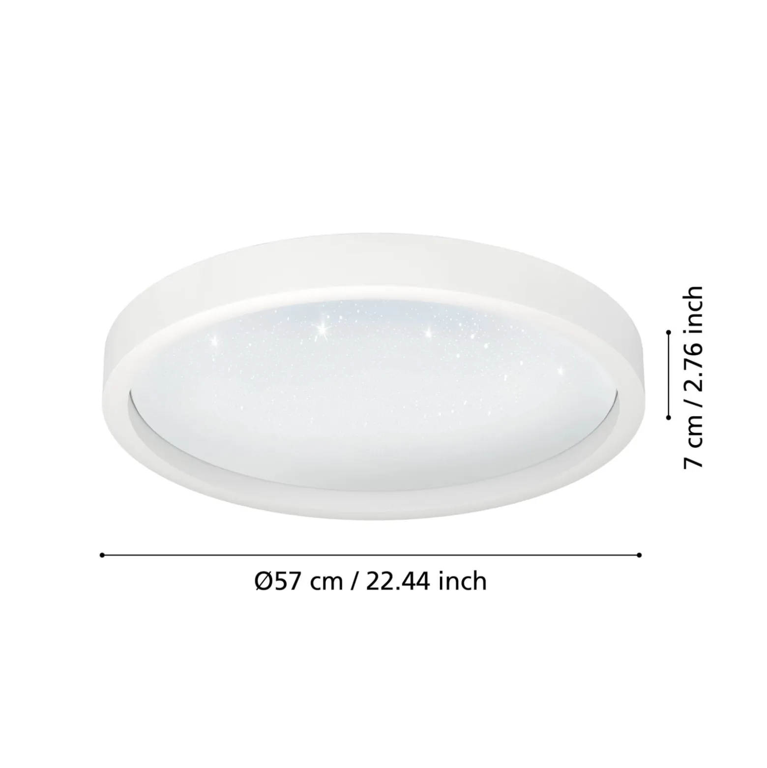 EGLO connect Montemorelos-Z, RGBW, weiß, Ø57cm