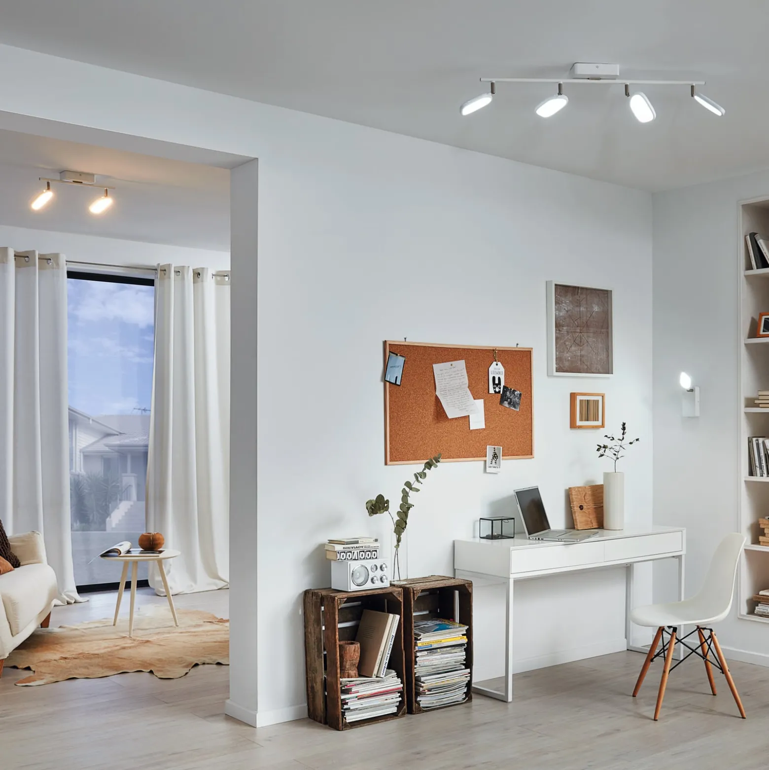 EGLO connect Palombare-C LED-Deckenstrahler 2flg.