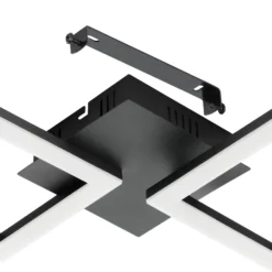 EGLO connect Paranday-Z LED-Deckenlampe 2-flg 47cm