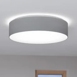 EGLO connect Romao-Z LED-Deckenlampe, Ø57cm, grau