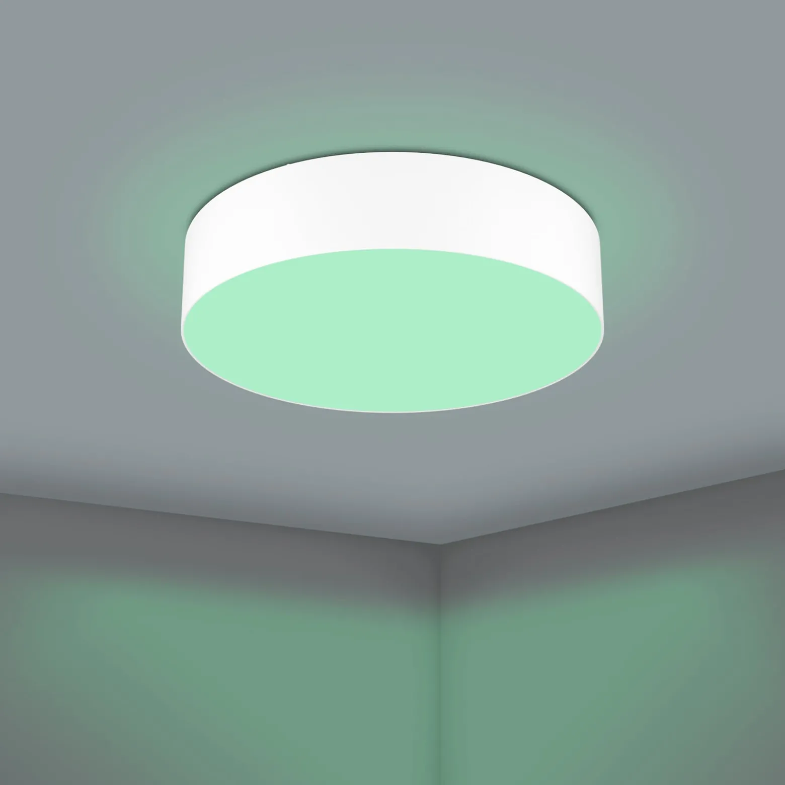 EGLO connect Romao-Z LED-Deckenlampe, Ø57cm, weiß