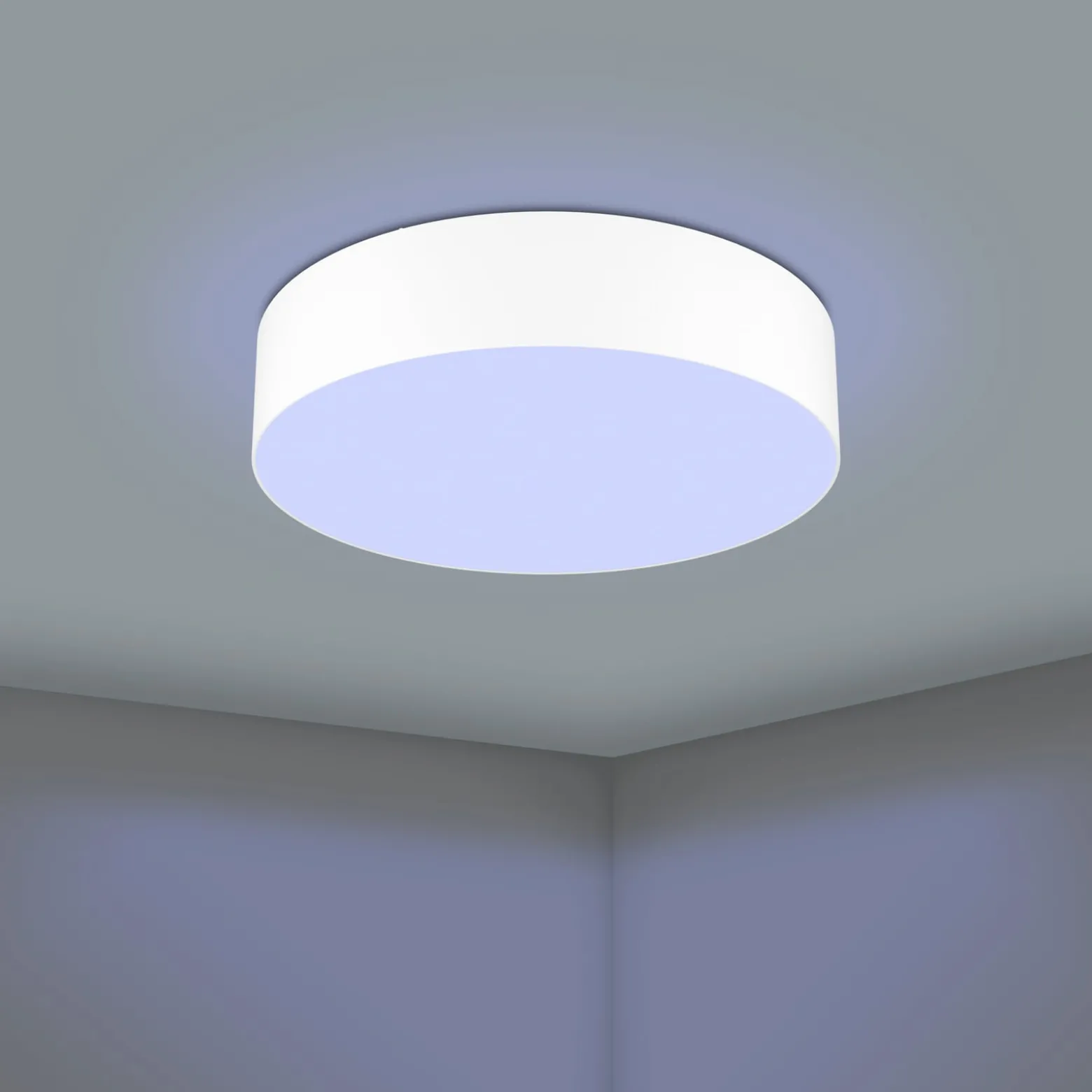EGLO connect Romao-Z LED-Deckenlampe, Ø57cm, weiß