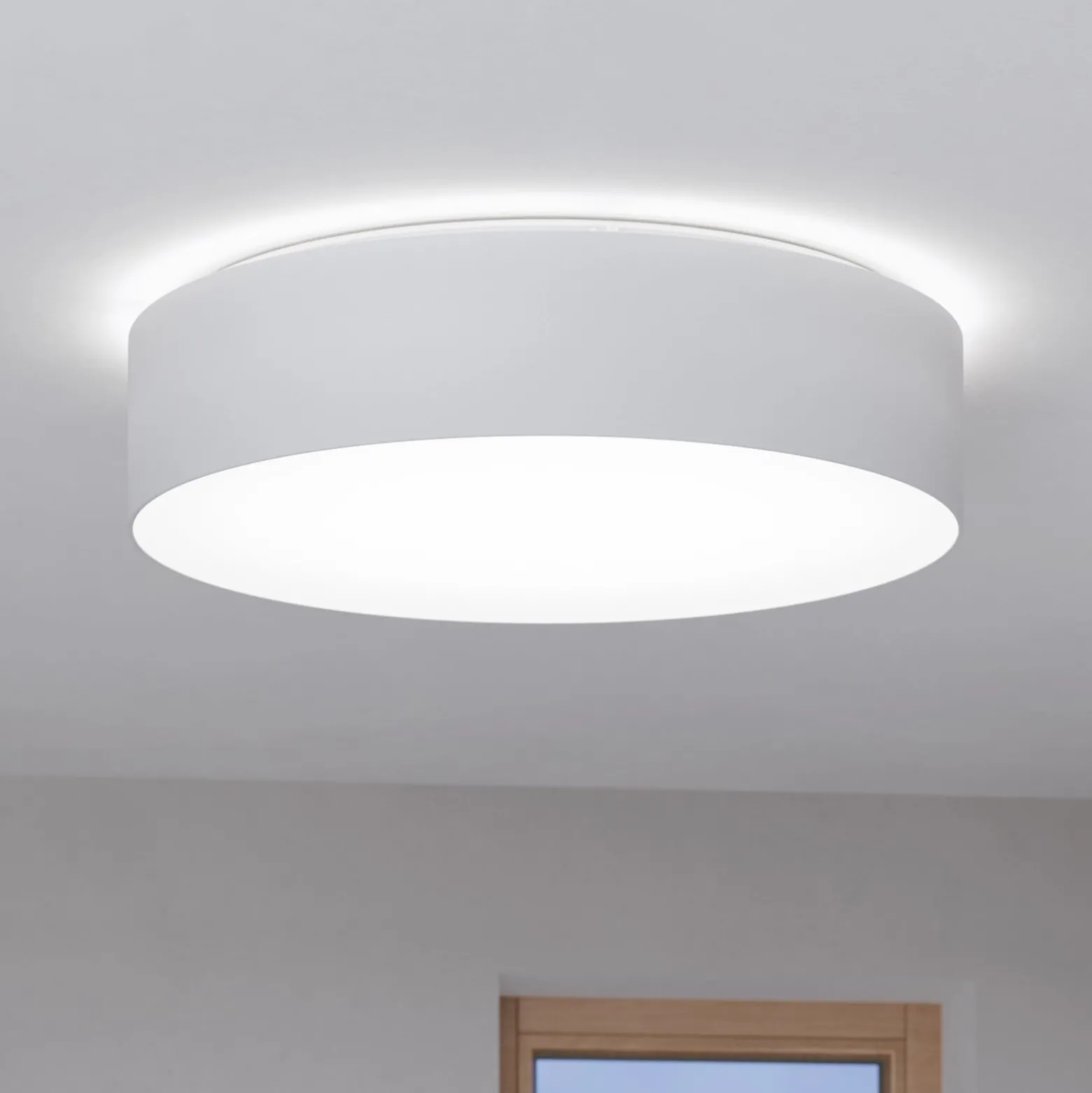 EGLO connect Romao-Z LED-Deckenlampe, Ø57cm, weiß