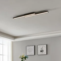 EGLO connect Saliteras-Z LED-Deckenleuchte schwarz