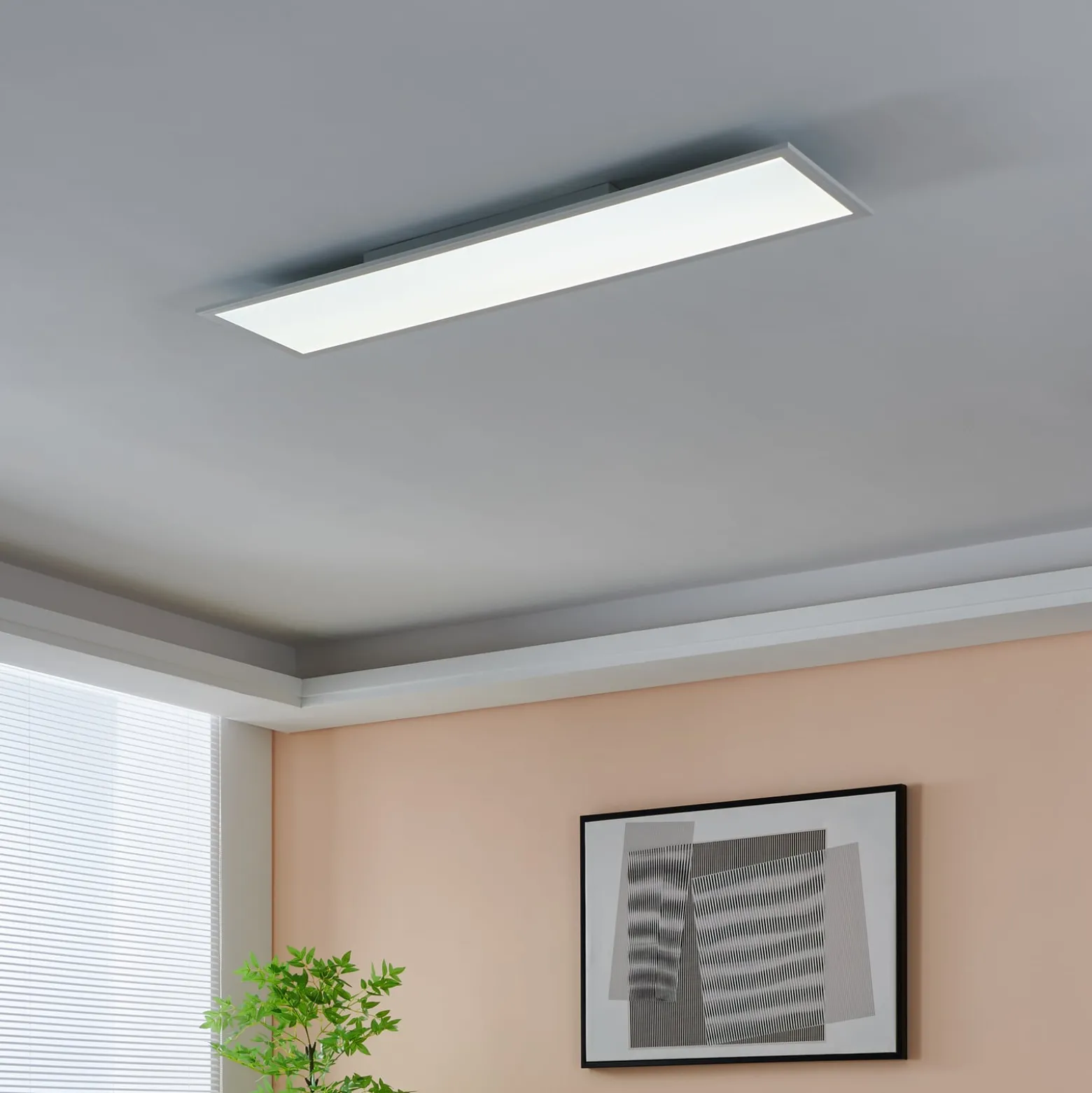 EGLO connect Salobrena-Z LED-Deckenlampe, 120x30cm, weiß
