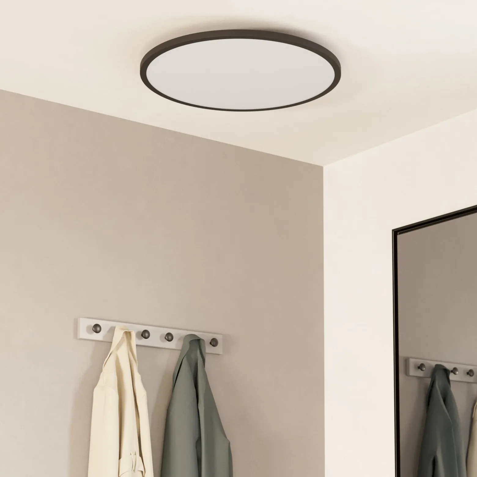 EGLO connect Sarsina-Z Deckenlampe schwarz Ø60cm