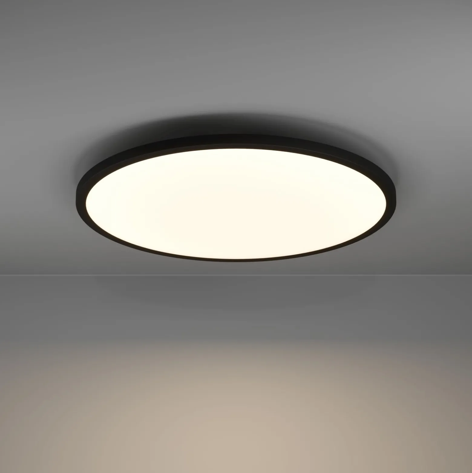 EGLO connect Sarsina-Z Deckenlampe schwarz Ø60cm