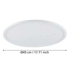 EGLO connect Sarsina-Z Deckenlampe weiß Ø45cm