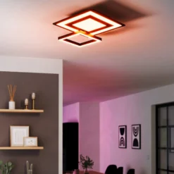 EGLO connect Savatarila-Z LED-Deckenlampe schwarz