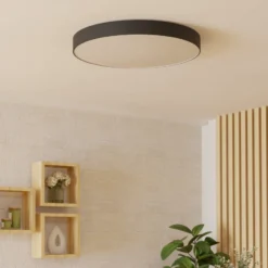 EGLO connect Smart-LED-Deckenlampe Gallizzi-Z, schwarz,Ø69cm