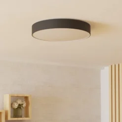 EGLO connect Smart-LED-Deckenlampe Gallizzi-Z, schwarz,Ø49cm