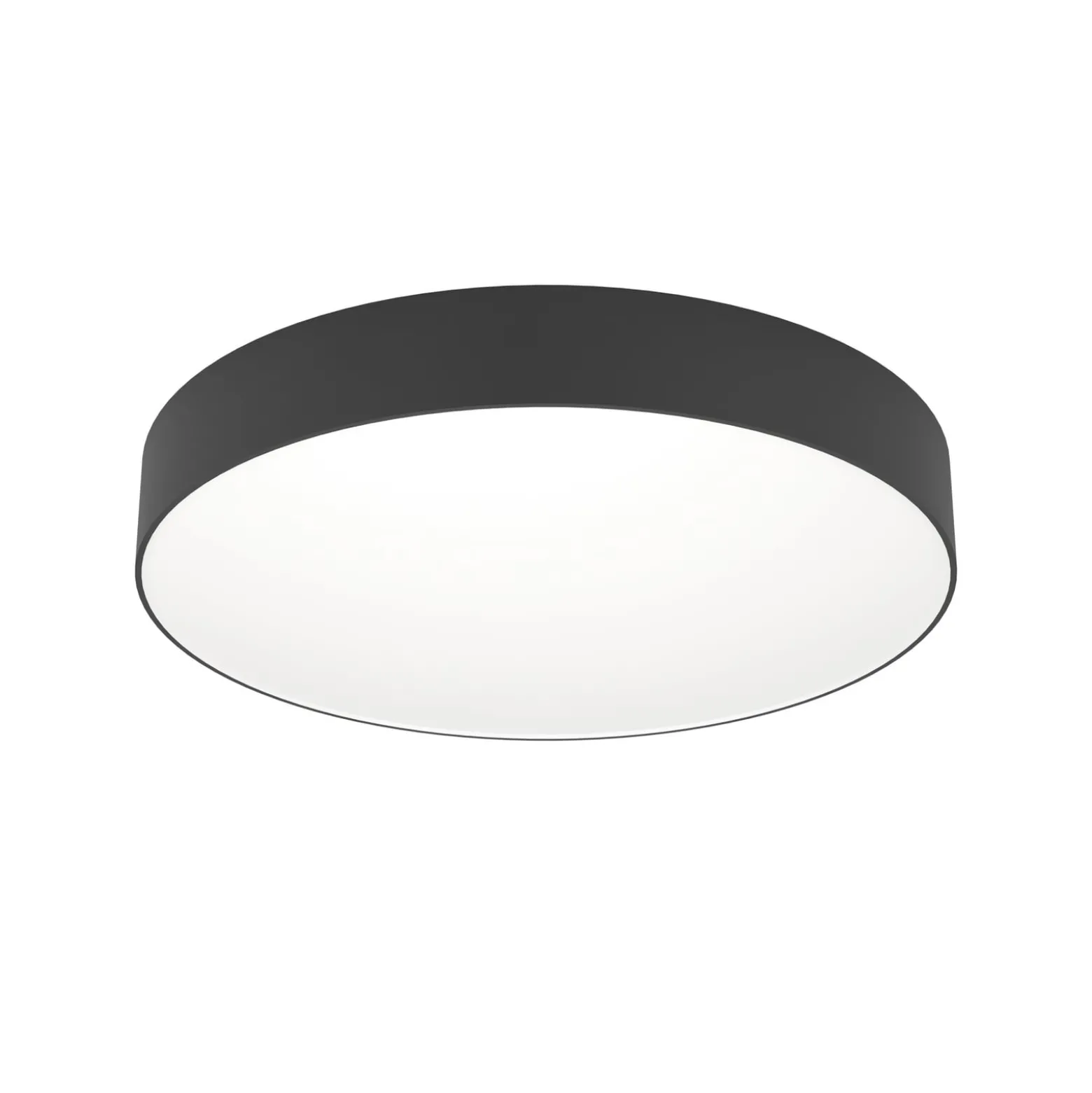 EGLO connect Smart-LED-Deckenlampe Gallizzi-Z, schwarz,Ø49cm