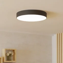 EGLO connect Smart-LED-Deckenlampe Gallizzi-Z, schwarz,Ø49cm
