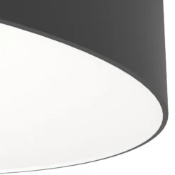 EGLO connect Smart-LED-Deckenlampe Gallizzi-Z, schwarz,Ø49cm