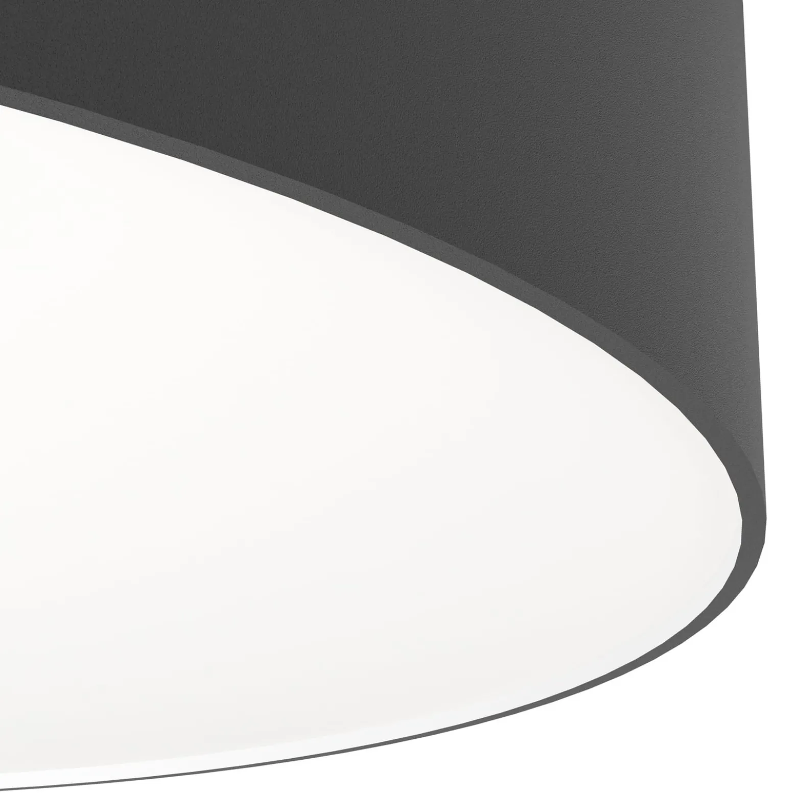 EGLO connect Smart-LED-Deckenlampe Gallizzi-Z, schwarz,Ø49cm