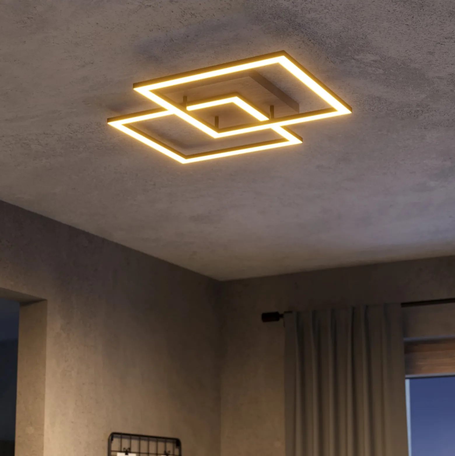EGLO connect Smart-LED-Deckenlampe Lomaltas-Z, 77cm, 4400lm