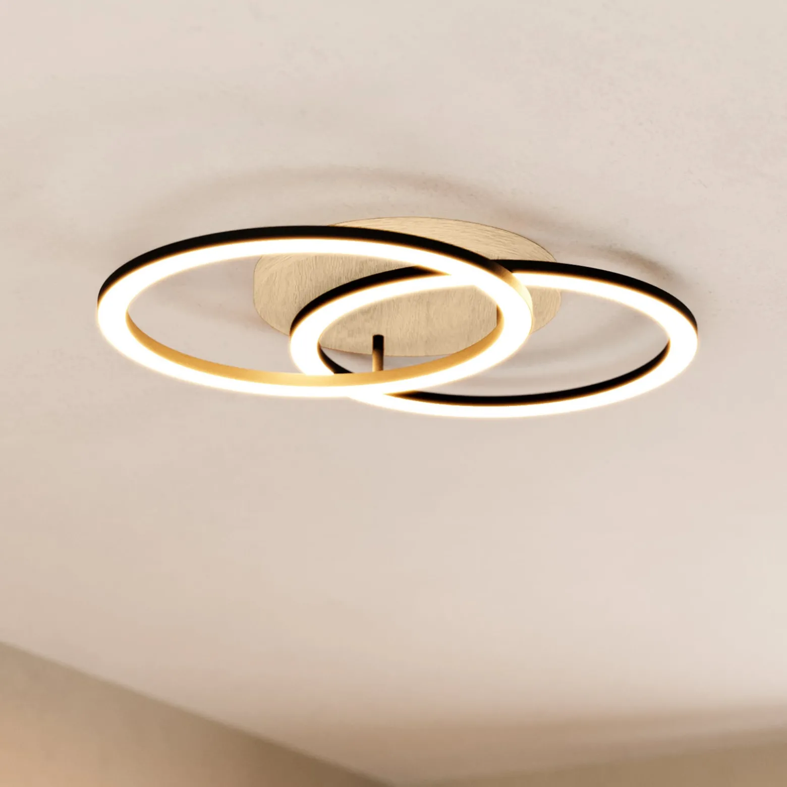 EGLO connect Smart-LED-Deckenlampe Lomaltas-Z, 58cm, 4400lm