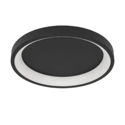 EGLO connect Smart-LED Deckenlampe Loretello-Z, rund,schwarz