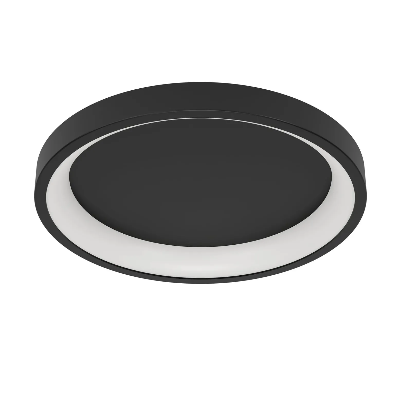 EGLO connect Smart-LED Deckenlampe Loretello-Z, rund,schwarz