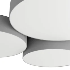 EGLO connect Smart-LED-Deckenleuchte Barbano-Z, grau