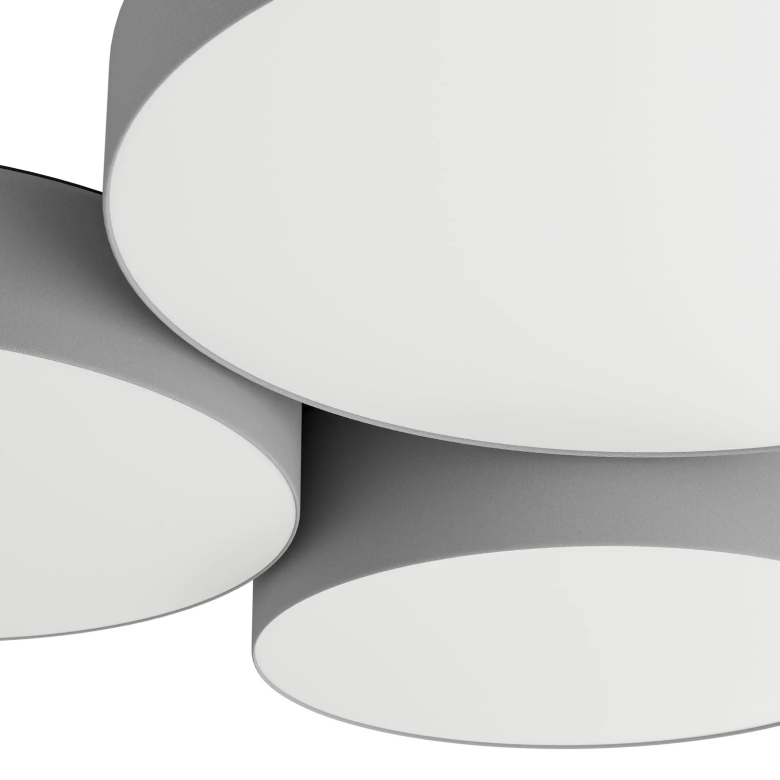 EGLO connect Smart-LED-Deckenleuchte Barbano-Z, grau