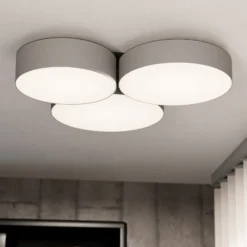 EGLO connect Smart-LED-Deckenleuchte Barbano-Z, grau