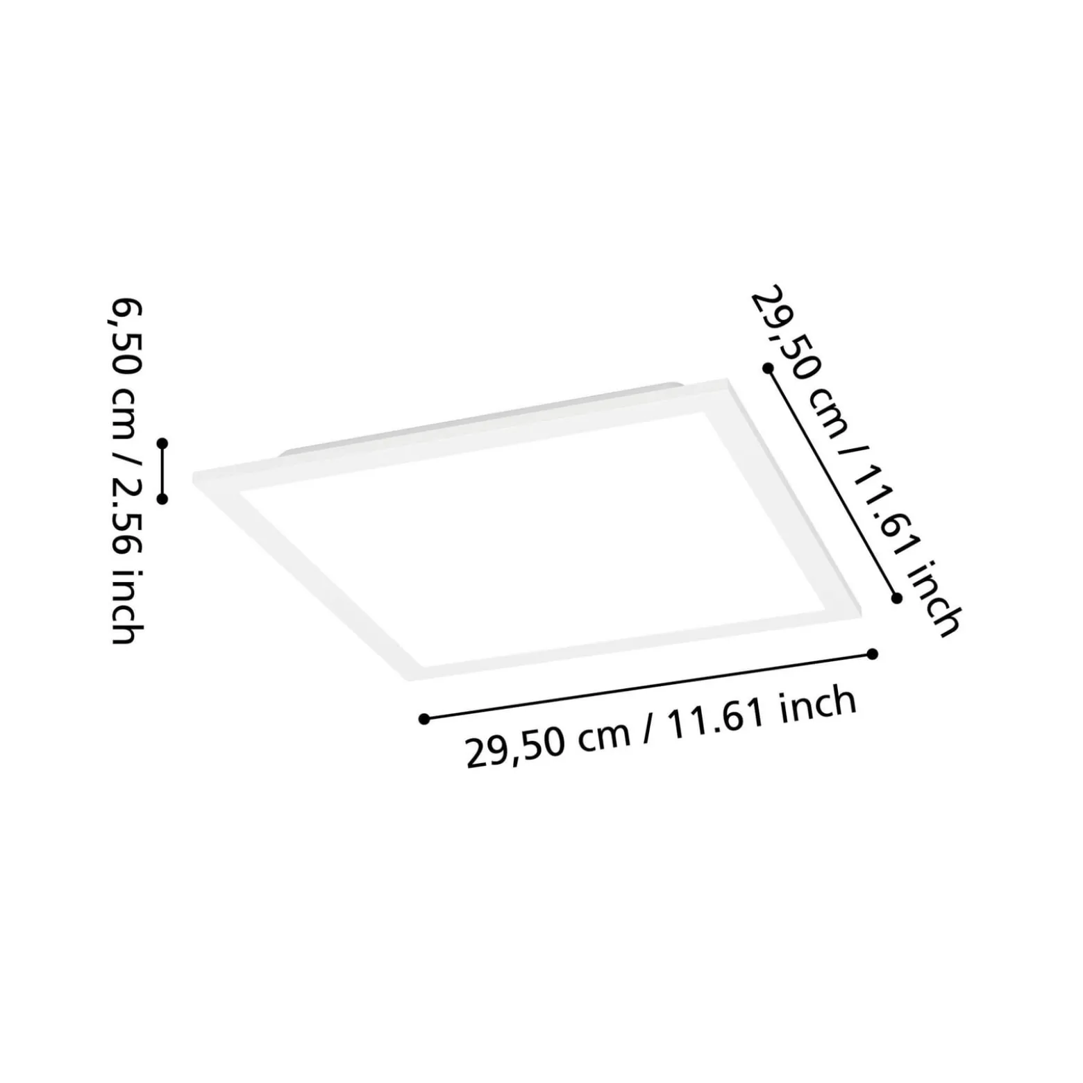 EGLO connect Smart-LED-Deckenleuchte Moradillo-Z, weiß, 29cm