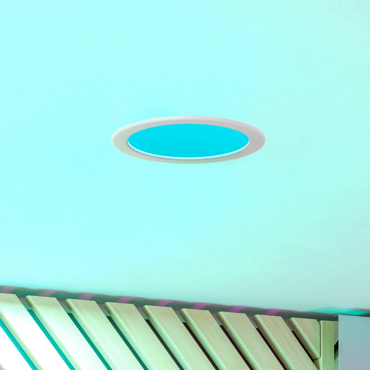 EGLO connect Smart-LED-Einbauleuchte Fueva 6-Z, weiß, Ø 16cm