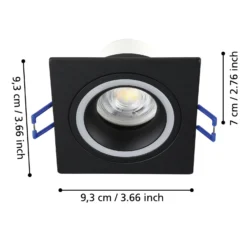 EGLO connect Smart-LED-Leuchte Carosso-Z, 9 x 9cm, schwarz