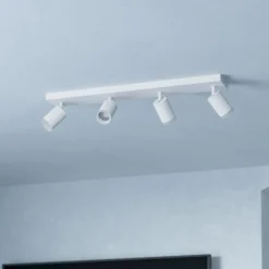 EGLO connect Smart-LED-Spot Melitello-Z, 4-flg., weiß