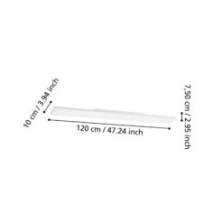 EGLO connect Turcona-Z LED-Deckenlampe 120x10cm