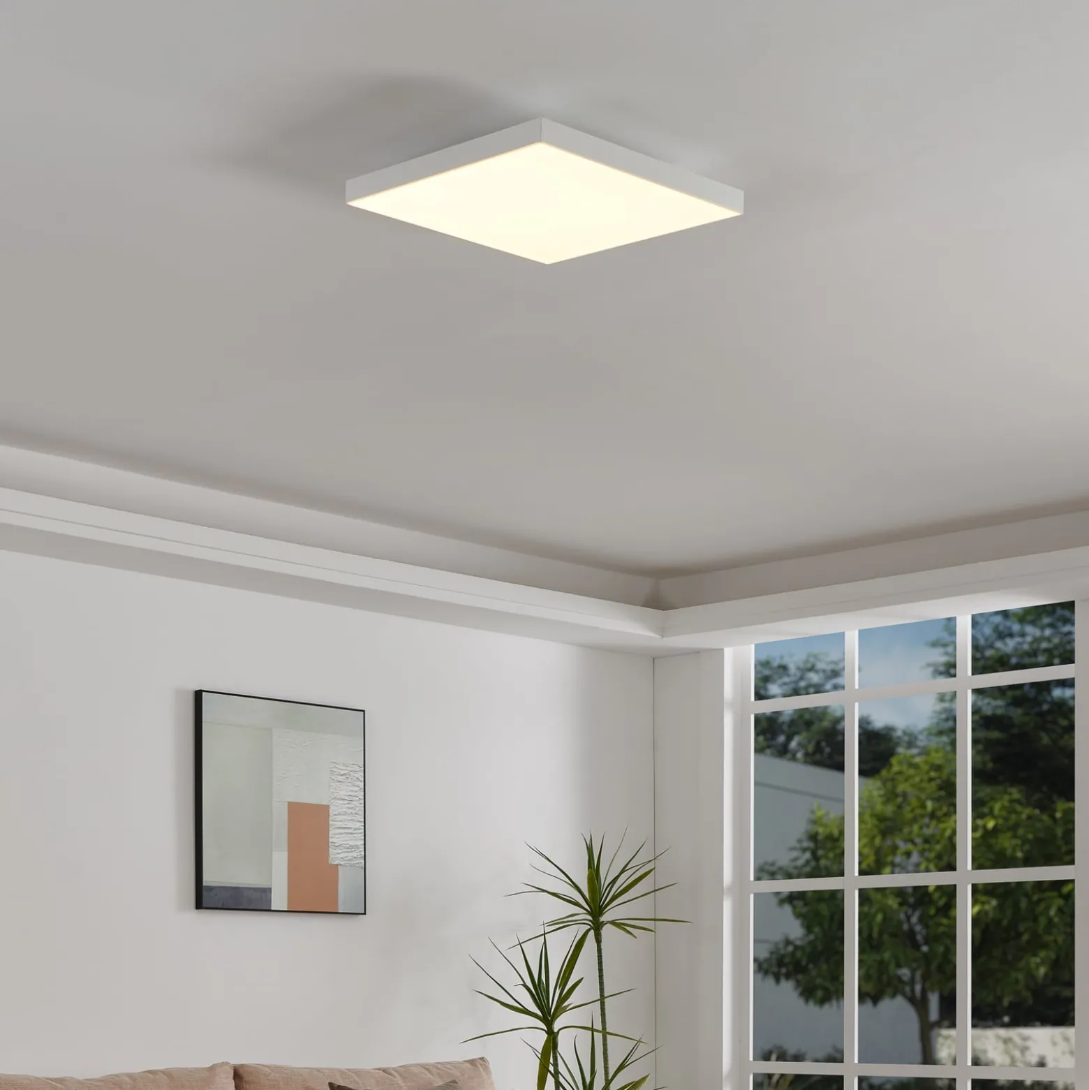 EGLO connect Turcona-Z LED-Deckenlampe 45x45cm